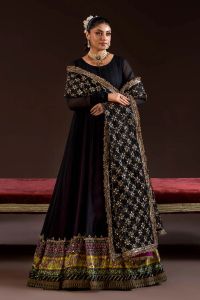 Mirror Work Chiffon & Silk Ready to Wear - Thumbnail 4