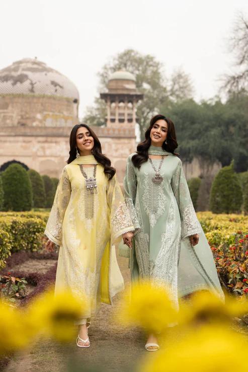 Embroidered Long Shirt with Capri - Image 1