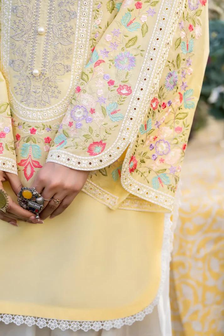 Embroidered Short Shirt & Farshi Shalwar - Image 6