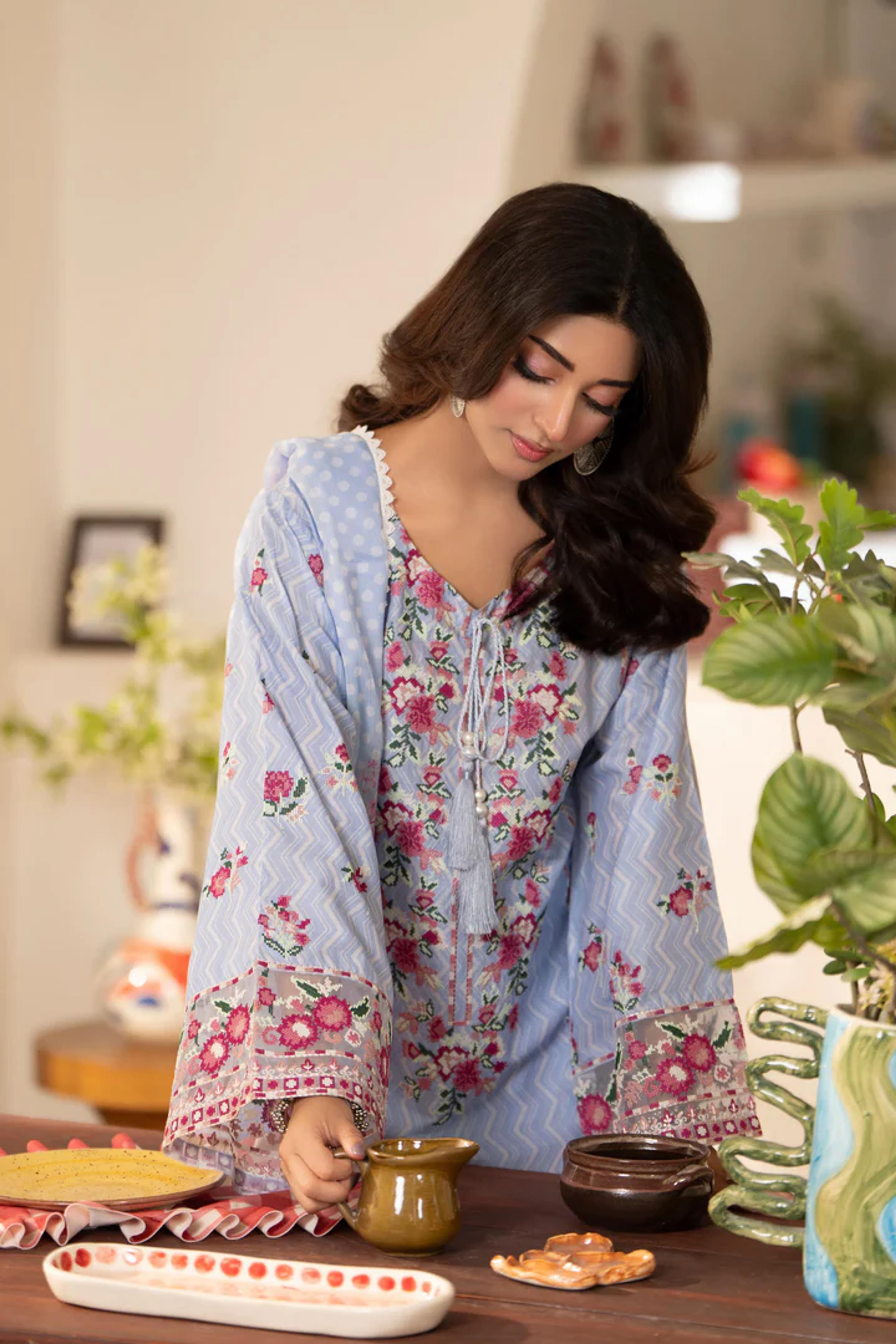 Breathable Lawn Suit - Thumbnail 2