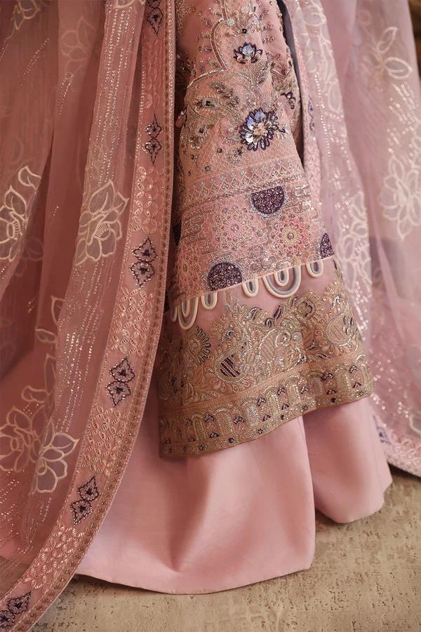 Embroidered Chiffon Suit with Appliqué Dupatta - Image 3