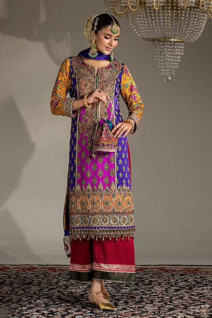 Kora Dabka Resham Silk Suit - Image 8