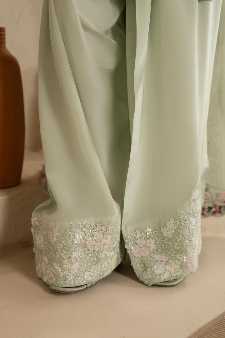 Bloom Embroidered Silk Suit - Image 15