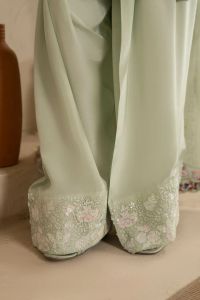 Bloom Embroidered Silk Suit - Thumbnail 15