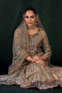 Designer Resham Mesuri & Net Dupatta - Thumbnail 2