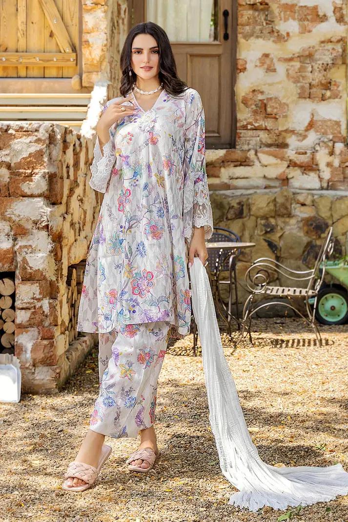 Aangan Stitched Indian Brochette Cotton Suit - Image 5