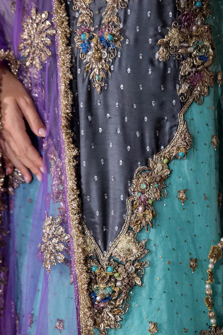 Hand-Worked Pure Organza Formal Wear - Image 11