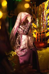 Plum Gold Embroidered Suit - Thumbnail 5