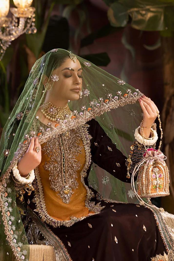 Zardozi Velvet Shirt & Crushed Sharara - Image 5