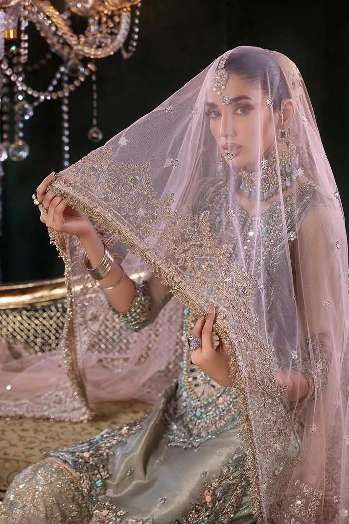 Resham Mesuri Shirt & Pure Mesuri Sharara - Image 2