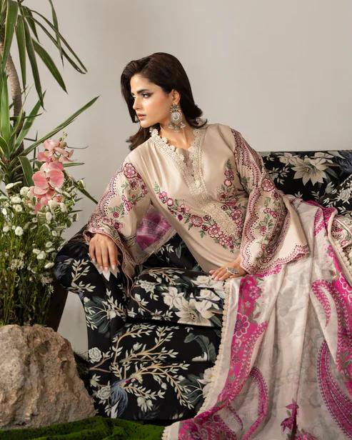 Suit with Cutwork Trouser & Lace - Image 5