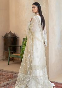 Embroidered Organza Suit - Thumbnail 3