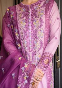 Lawn Suit with Sequin Dupatta - Thumbnail 4