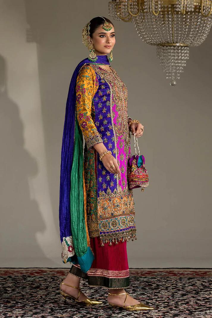 Kora Dabka Resham Silk Suit - Image 5