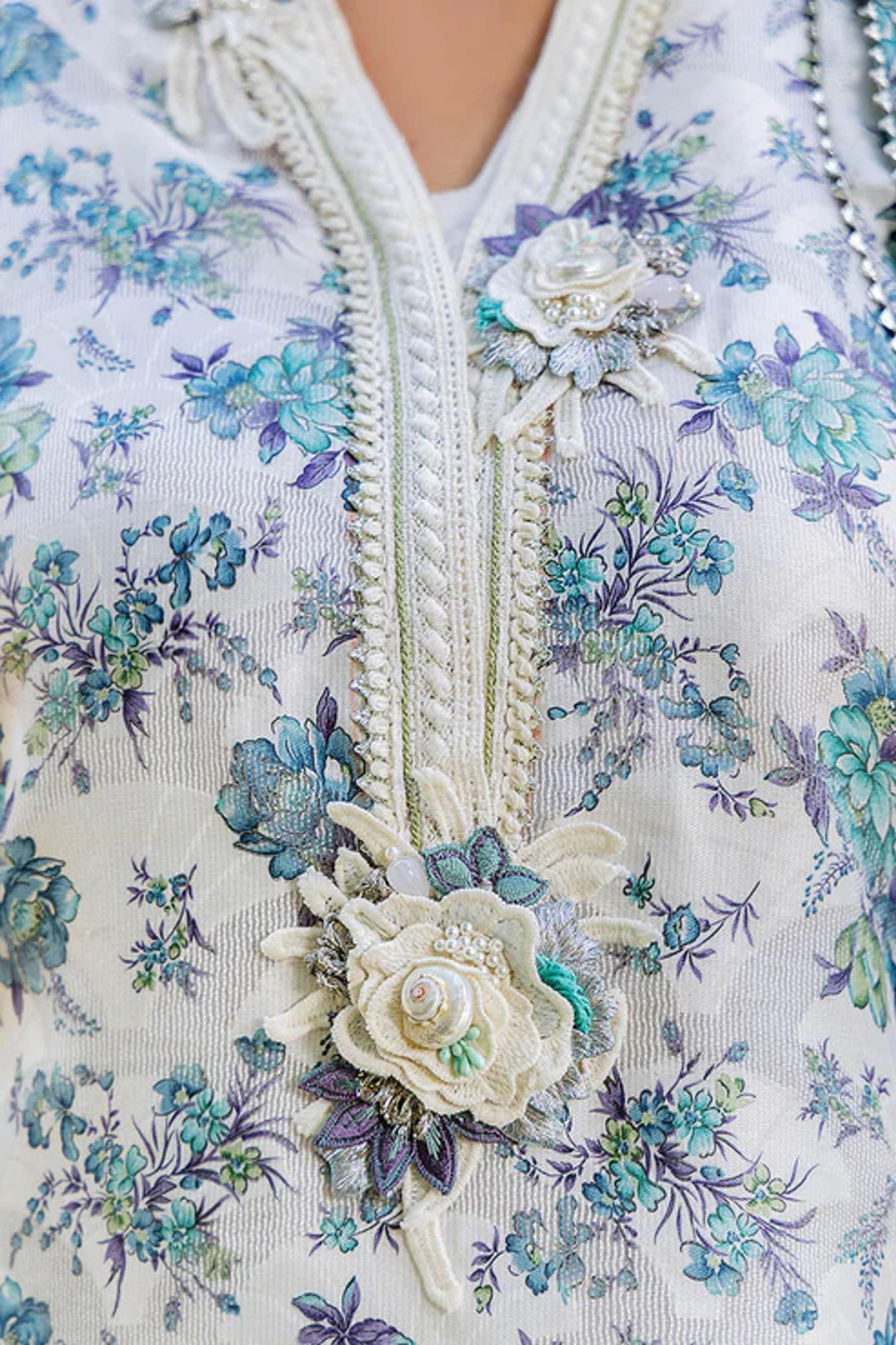 3-Piece Embroidered Brochette Cotton - Thumbnail 5