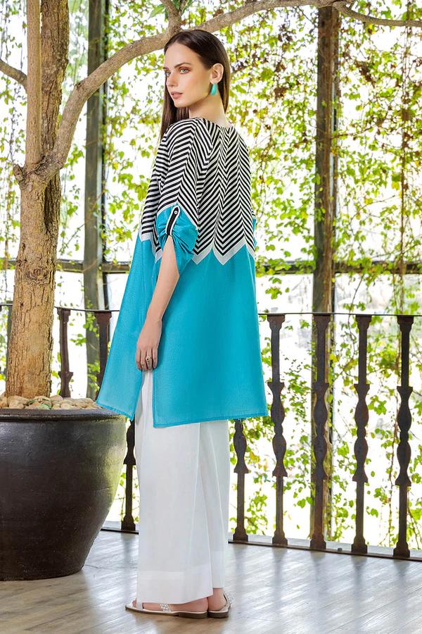 Embroidered 2-Piece Printed Cotton Lawn Suit - Image 5