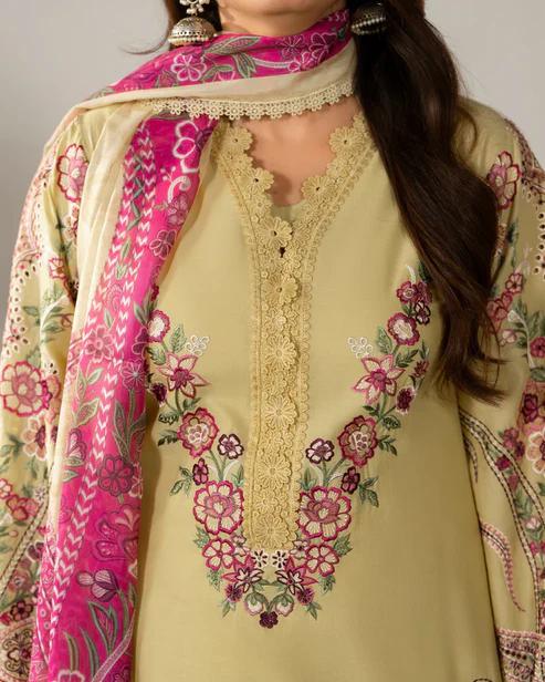 Suit with Cutwork Trouser & Lace - Image 11