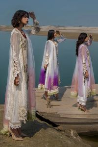 Cotton Chikan 3D Embroidered - Thumbnail 12