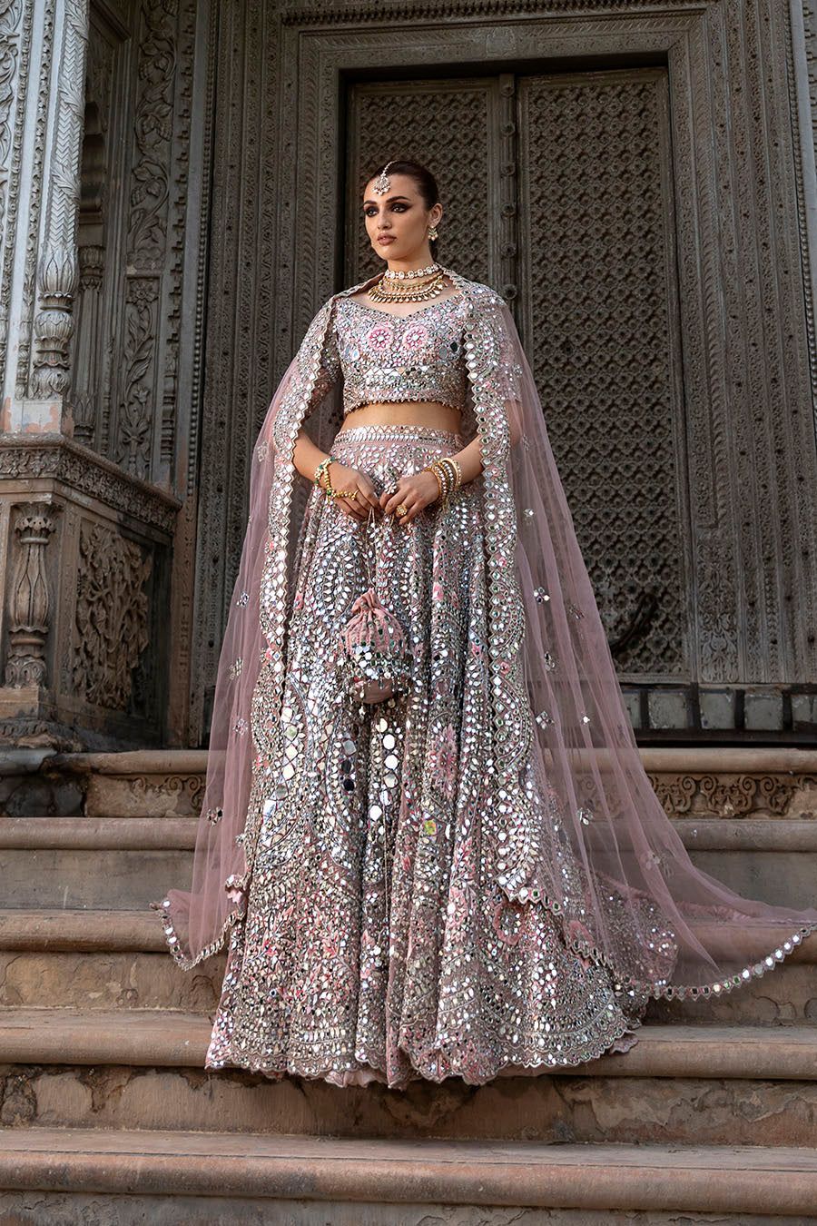 Mirrorglow Muse Lehenga
