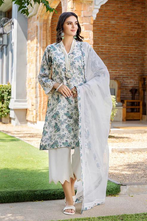 3-Piece Embroidered Brochette Cotton - Image 1