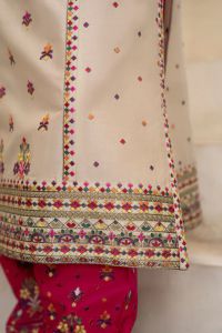 Kashmiri Embroidery & Mirror Work Festive Suit - Thumbnail 8