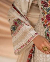 Kashmiri Stitch Embroidered with Loose Trouser - Thumbnail 5