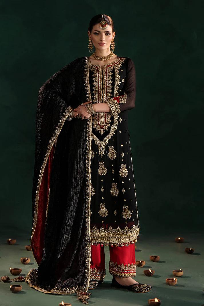 Hand-Embroidered Chiffon & Silk - Image 1