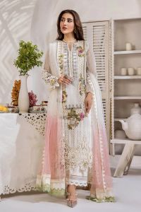 Cotton Chikan 3D Embroidered - Thumbnail 2