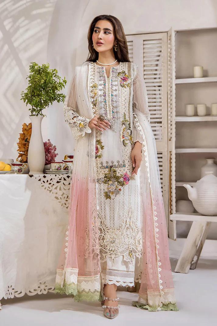 Cotton Chikan 3D Embroidered - Image 2