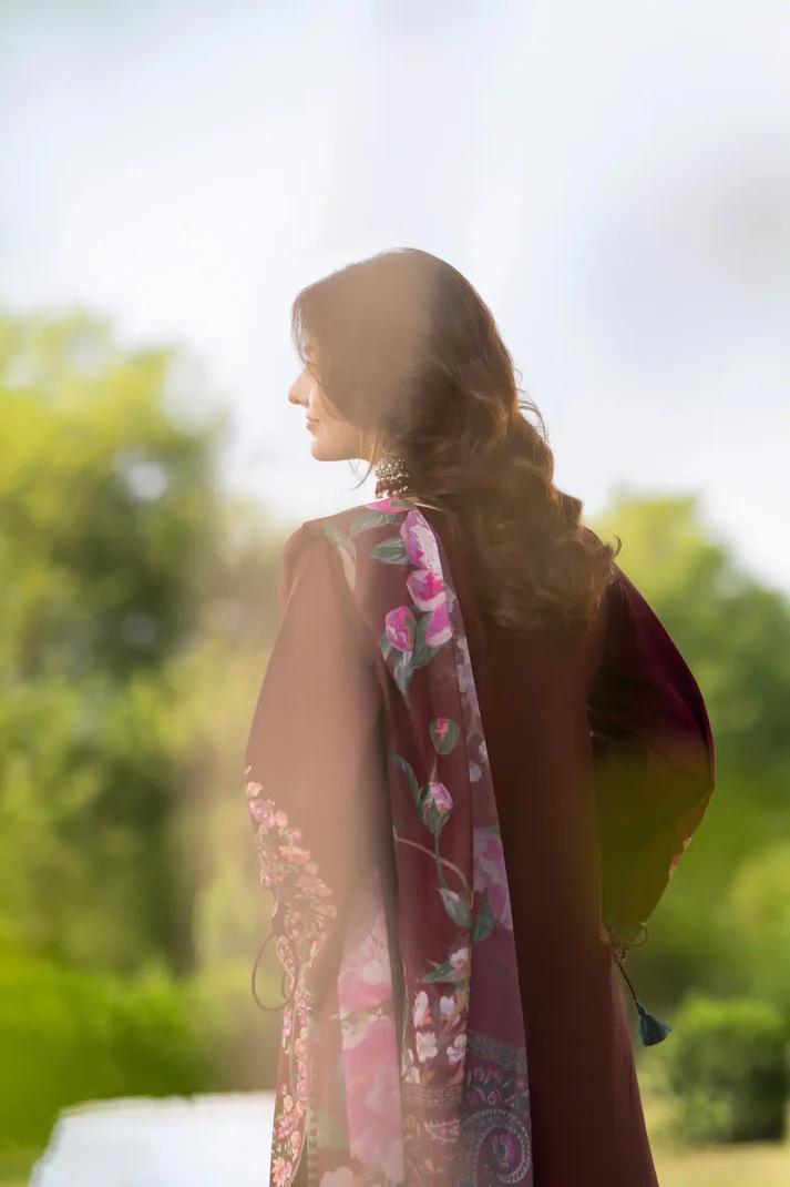 Short Shirt with Dori Tassels & Chiffon Dupatta - Image 10