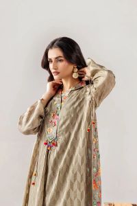 Indian Brochette Shirt with Pure Cotton Bottom - Thumbnail 7