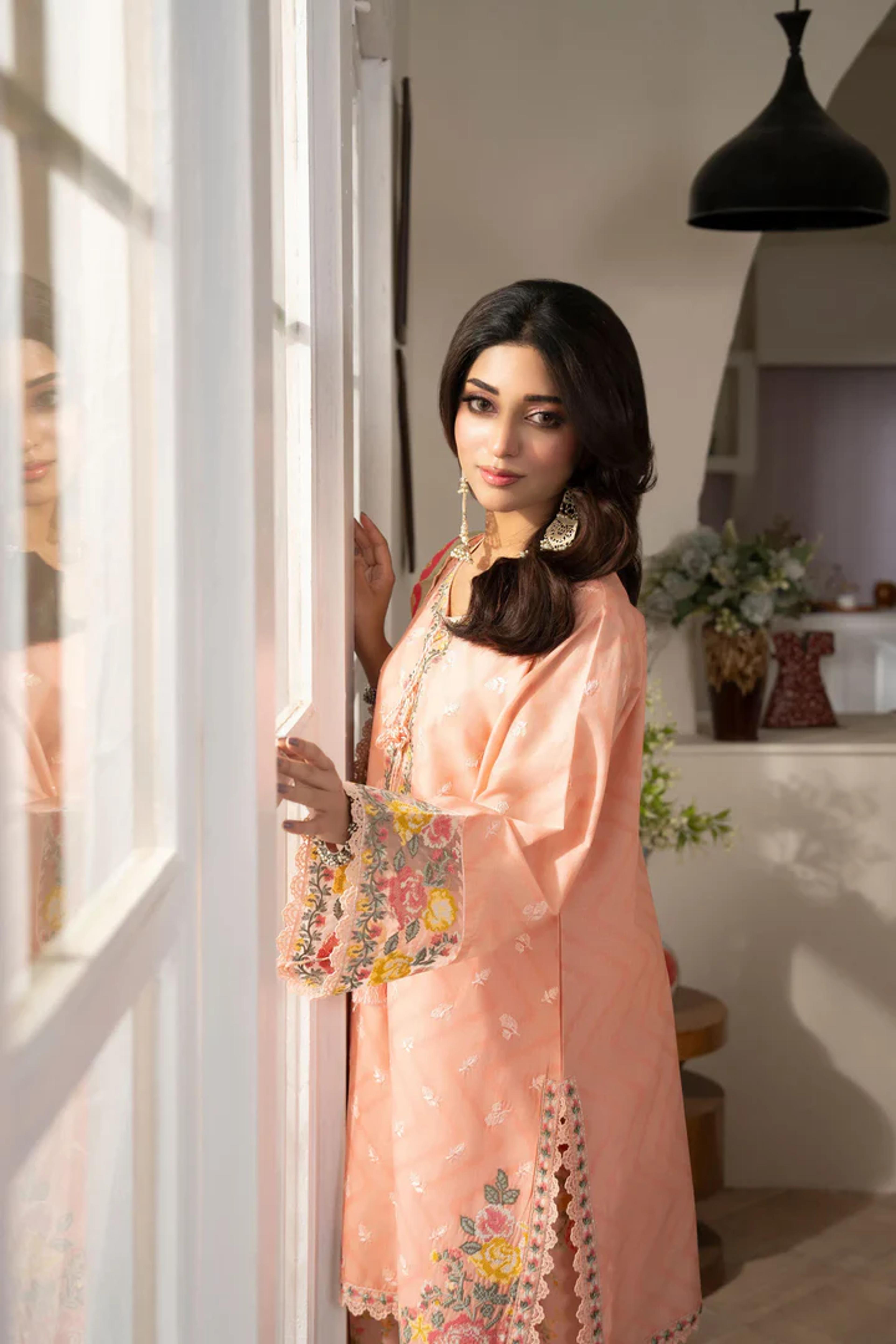 Embroidered Lawn Suit - Thumbnail 8