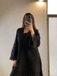 Lace Suit with Embroidered Flapper - Thumbnail 3