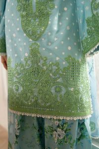 Flowing Farshi Elegance Printed Lawn Suit - Thumbnail 6