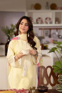 Lawn Suit with Farshi Shalwar - Thumbnail 2