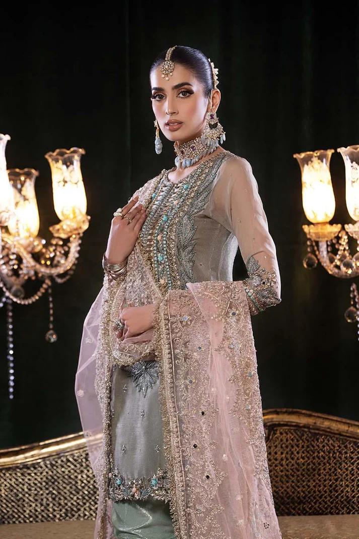 Resham Mesuri Shirt & Pure Mesuri Sharara - Image 8