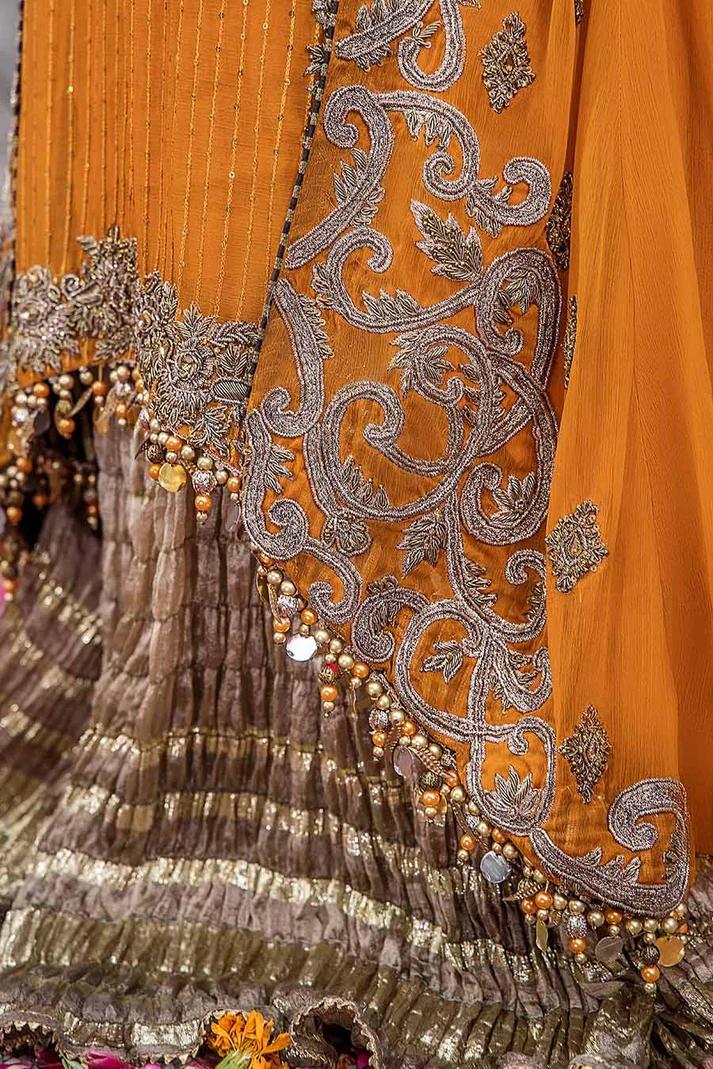 Needlecraft Chiffon Suit with Crushed Sharara - Image 23