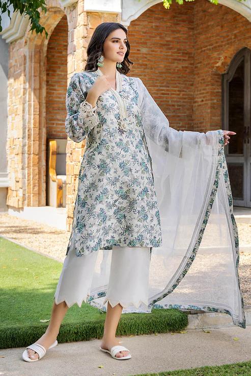 3-Piece Embroidered Brochette Cotton - Image 2