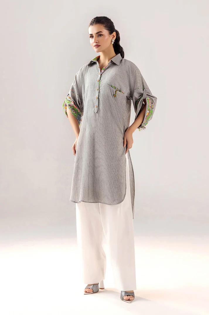 Casual Yarn-Dyed Cotton Suit - Image 3