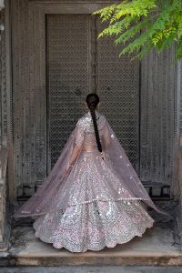 Mirrorglow Muse Lehenga - Thumbnail 13