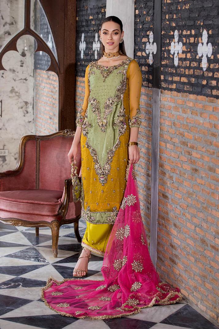 Hand-Worked Pure Organza Formal Wear - Image 17