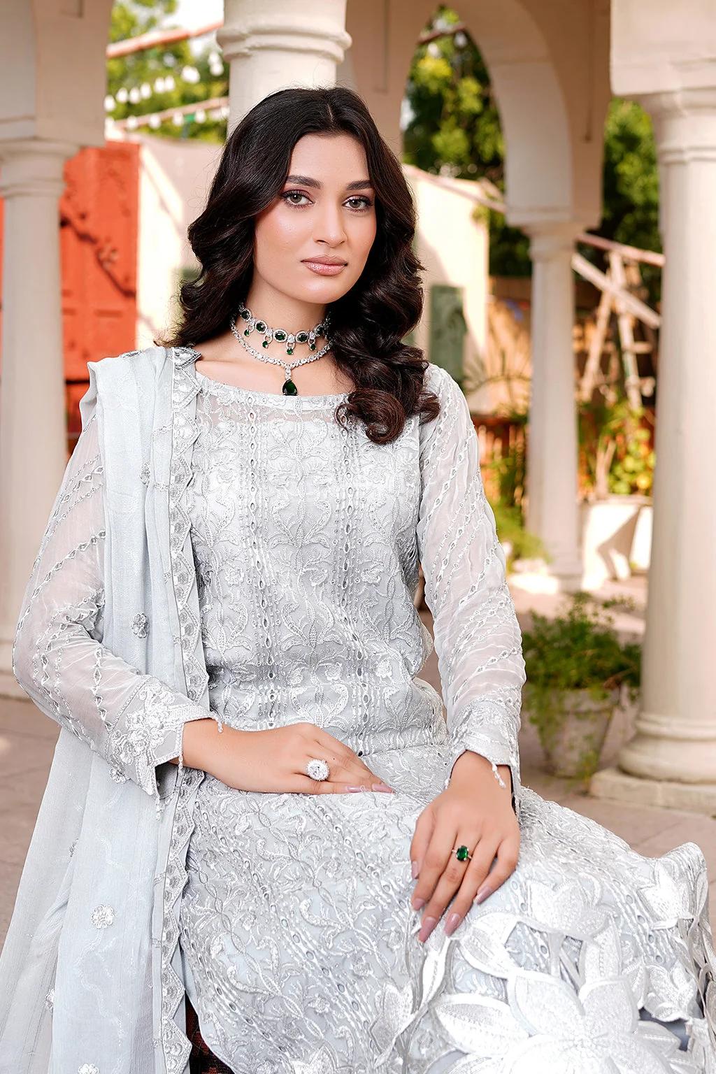 Regal Petal Chiffon Suit - Image 6
