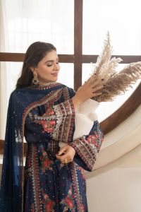 Embroidered Tilla Sequin Suit - Thumbnail 7