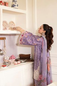 Lawn Embroidered Ensemble - Thumbnail 7