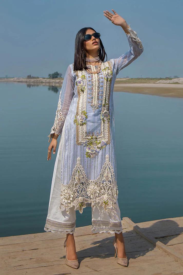 Cotton Chikan 3D Embroidered - Image 31