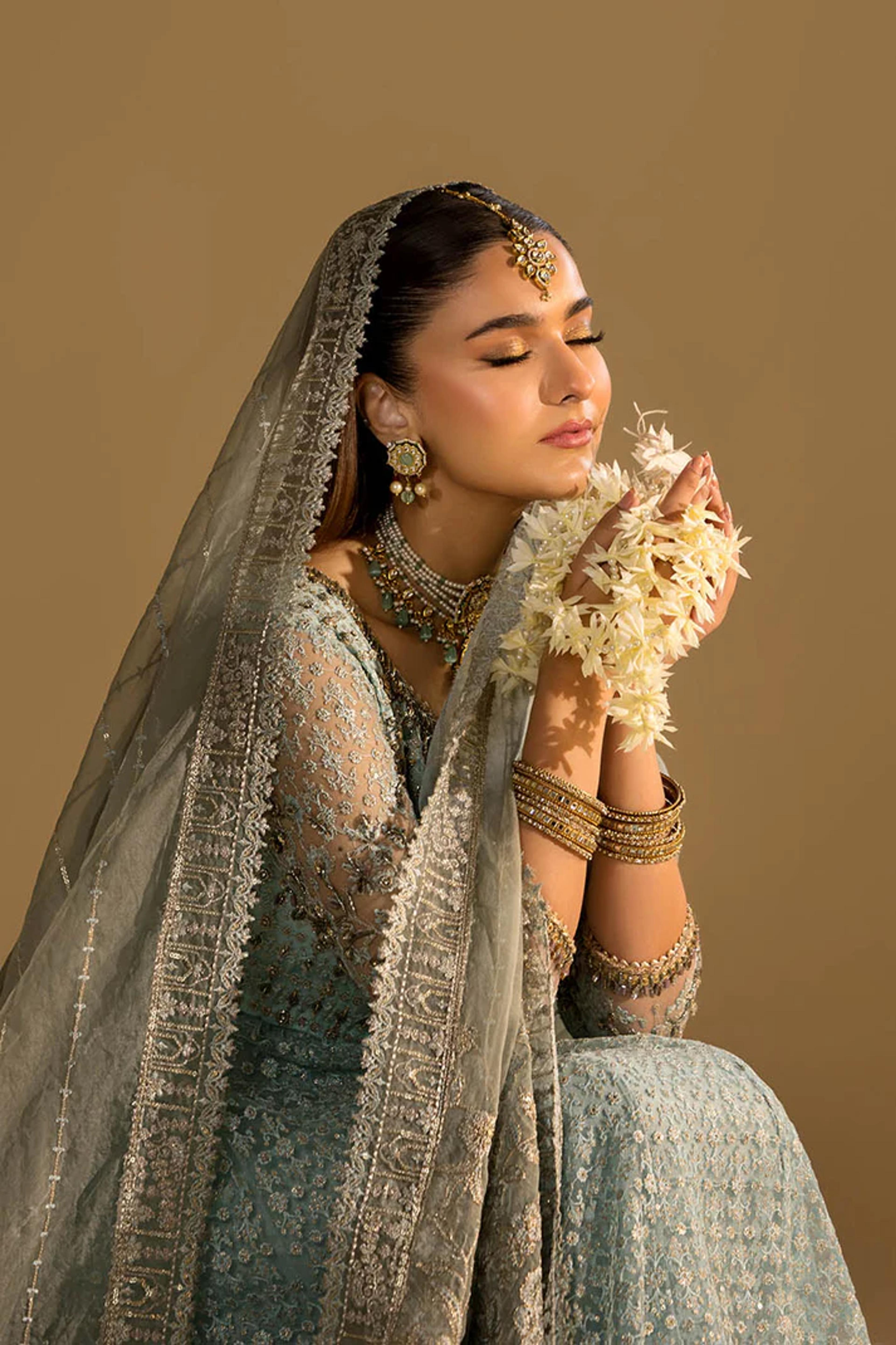 Designer Net & Raw Silk - Thumbnail 7