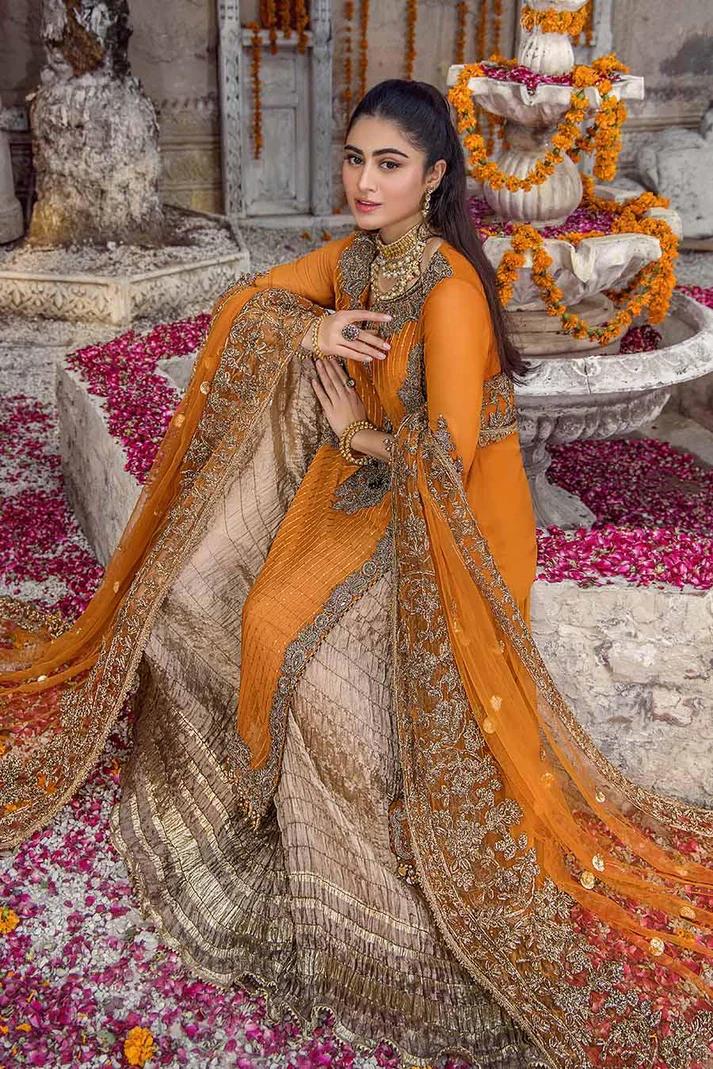 Needlecraft Chiffon Suit with Crushed Sharara - Image 21