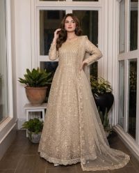 Shimmering Gold & Peach Maxi - Thumbnail 2