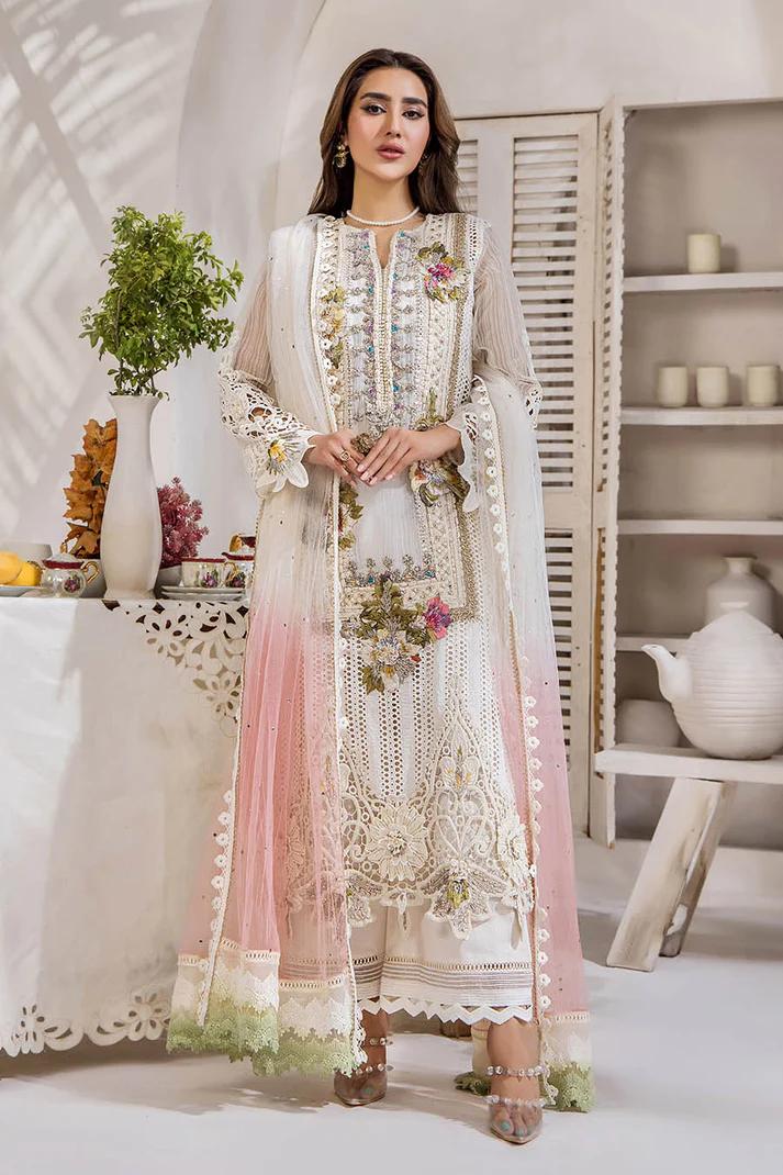 Cotton Chikan 3D Embroidered - Image 1