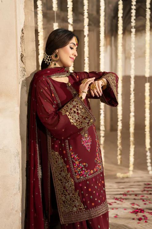 Multi-Thread Shirt with 3D Motifs & Russian Grip Shalwar - Image 8